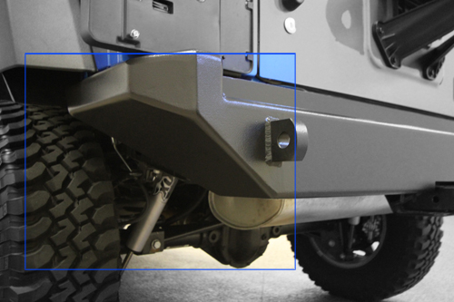 Rock Hard 4x4™ Patriot Series Rear Bumper w/o Tire Carrier ...