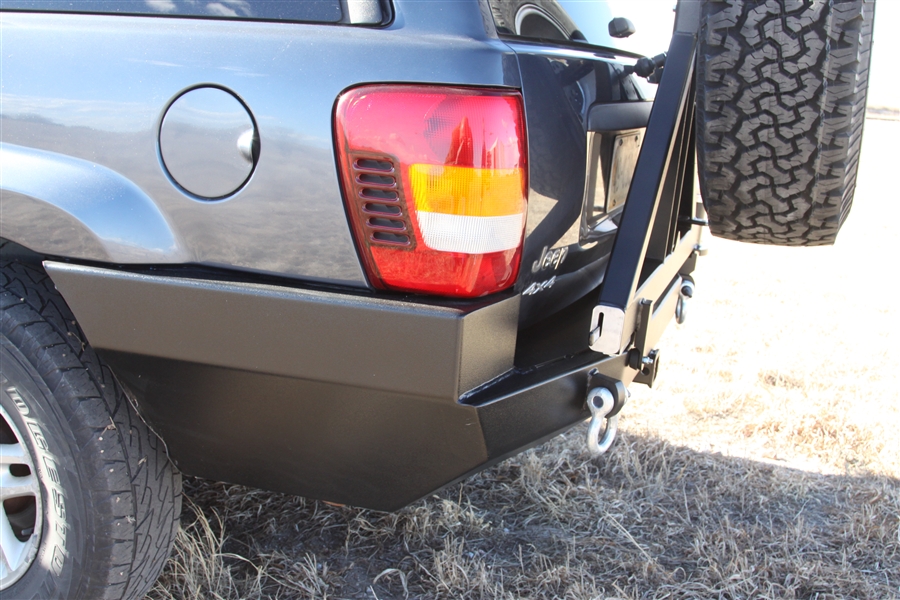 Rock Hard 4x4™ Patriot Series Rear Bumper w/ Tire Carrier for Jeep ...