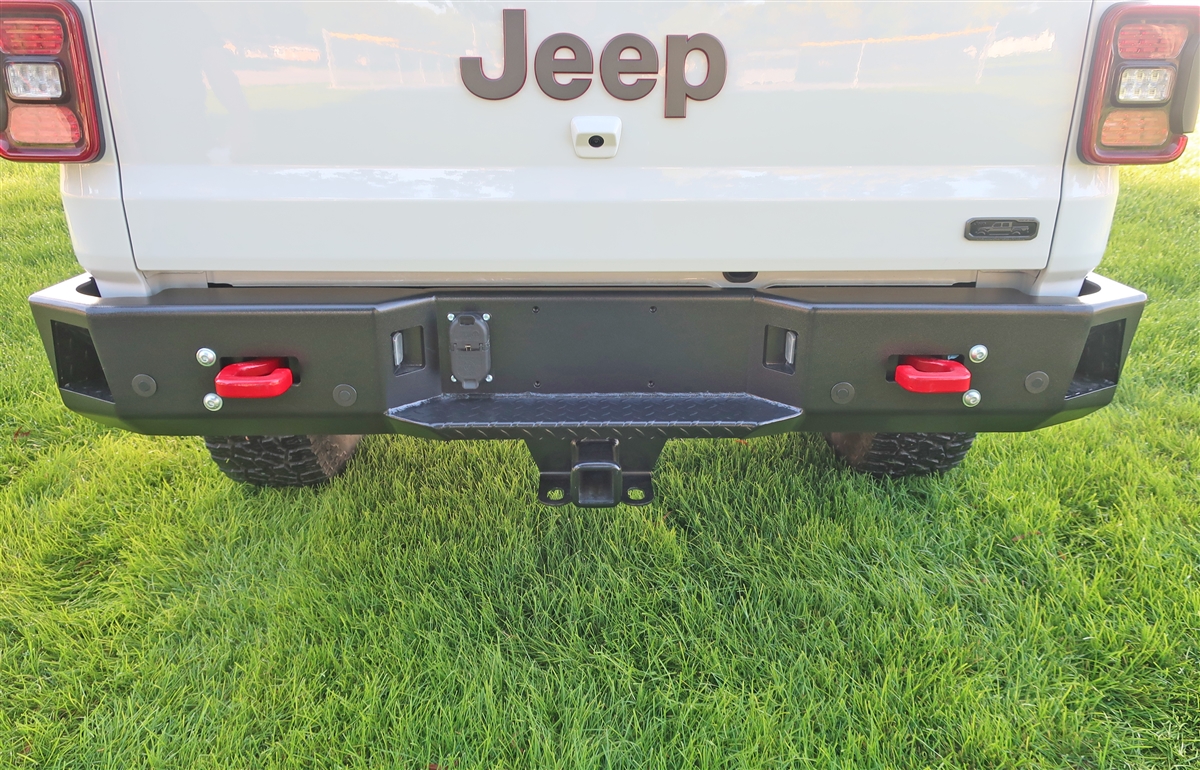 Rock Hard 4x4™ Patriot Series Rear Bumper for Jeep Gladiator JT 2020 ...