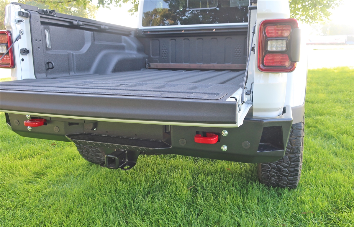 Rock Hard 4x4™ Patriot Series Rear Bumper for Jeep Gladiator JT 2020 ...